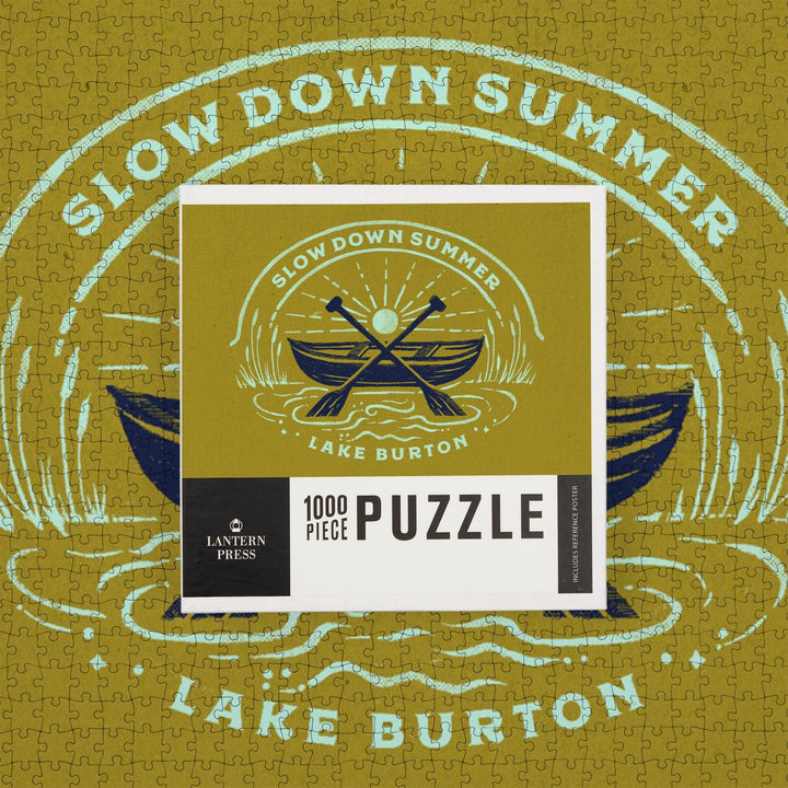 Lake Burton, Georgia, Lake Life Series, Slow Down Summer, Jigsaw Puzzle Puzzle Lantern Press 