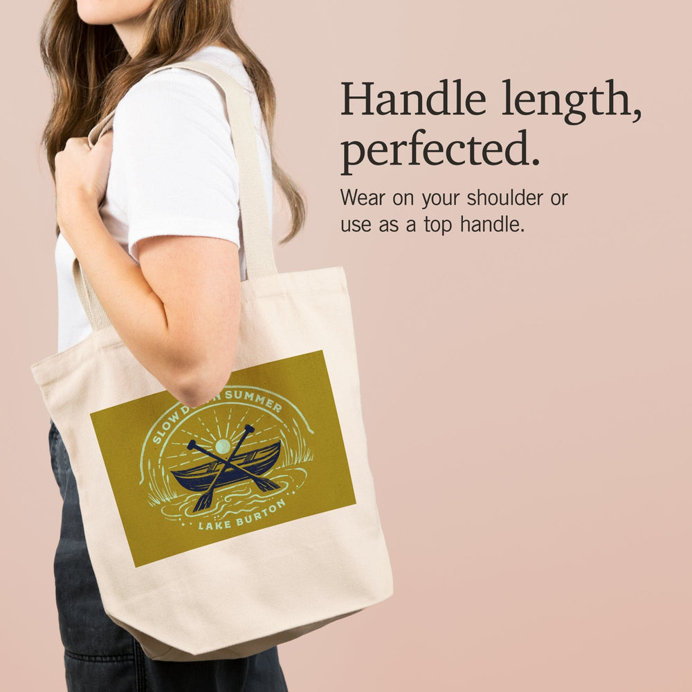 Lake Burton, Georgia, Lake Life Series, Slow Down Summer, Tote Bag Totes Lantern Press 
