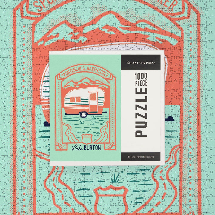 Lake Burton, Georgia, Lake Life Series, Spontaneous Adventurer, Jigsaw Puzzle Puzzle Lantern Press 