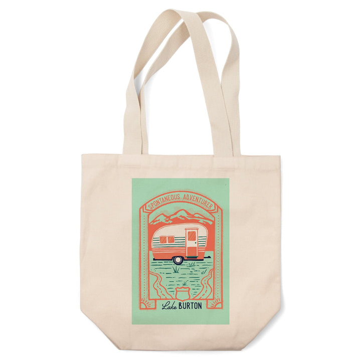 Lake Burton, Georgia, Lake Life Series, Spontaneous Adventurer, Tote Bag Totes Lantern Press 
