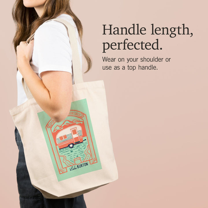 Lake Burton, Georgia, Lake Life Series, Spontaneous Adventurer, Tote Bag Totes Lantern Press 