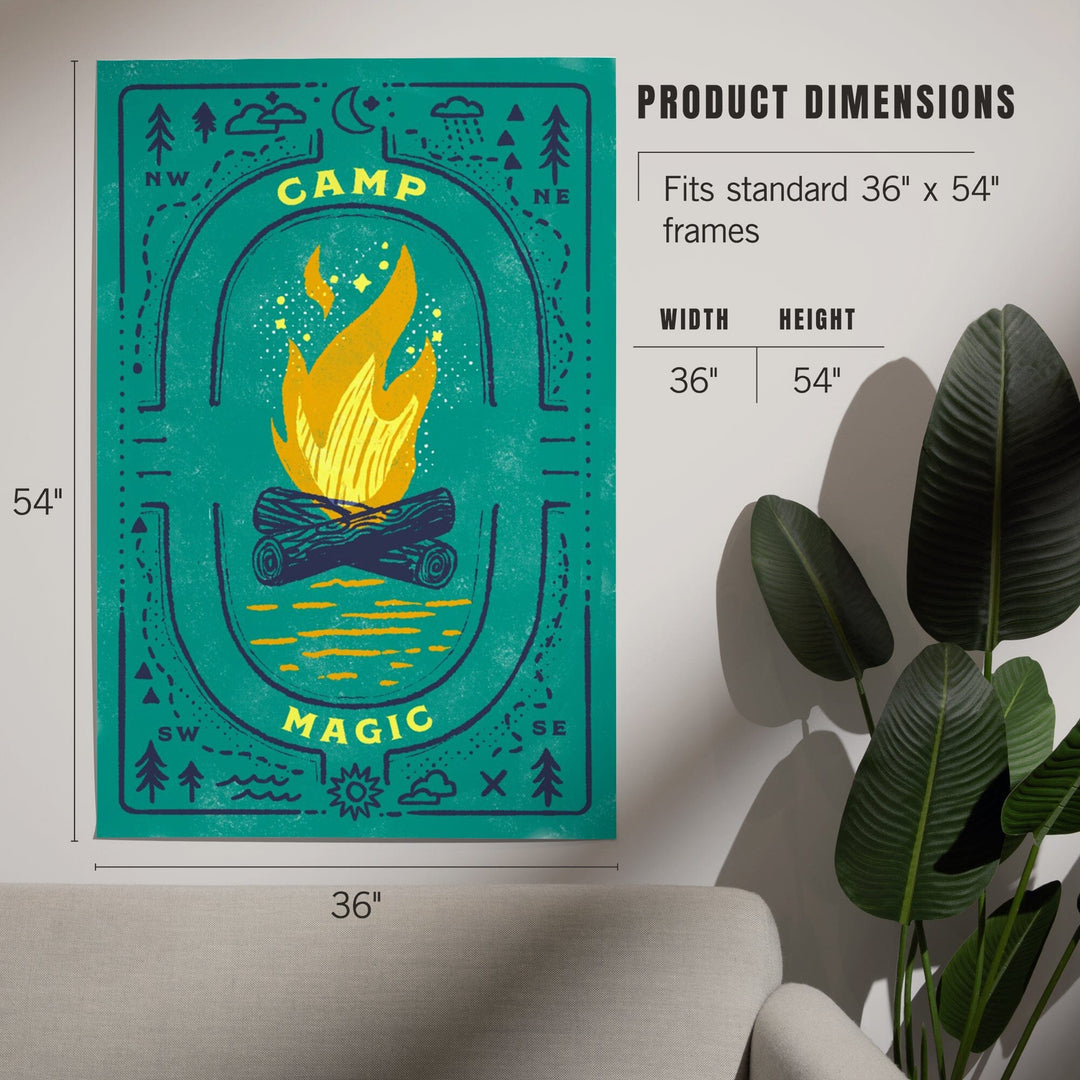 Lake Life Series, Camp Magic, Art & Giclee Prints - Lantern Press