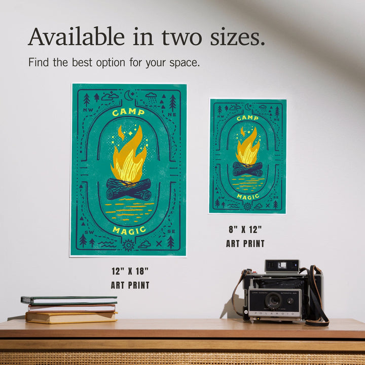 Lake Life Series, Camp Magic, Art & Giclee Prints - Lantern Press