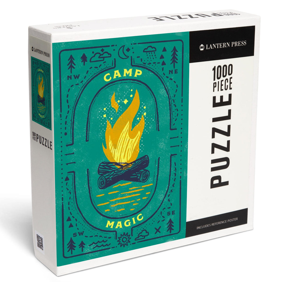 Lake Life Series, Camp Magic, Jigsaw Puzzle Puzzle Lantern Press 