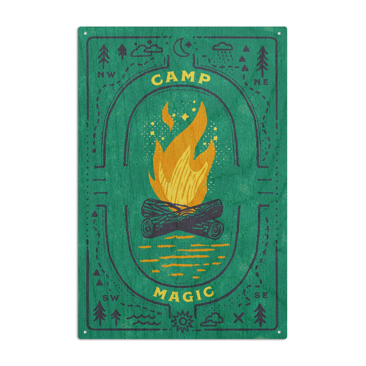 Lake Life Series, Camp Magic, Wood Signs and Postcards - Lantern Press