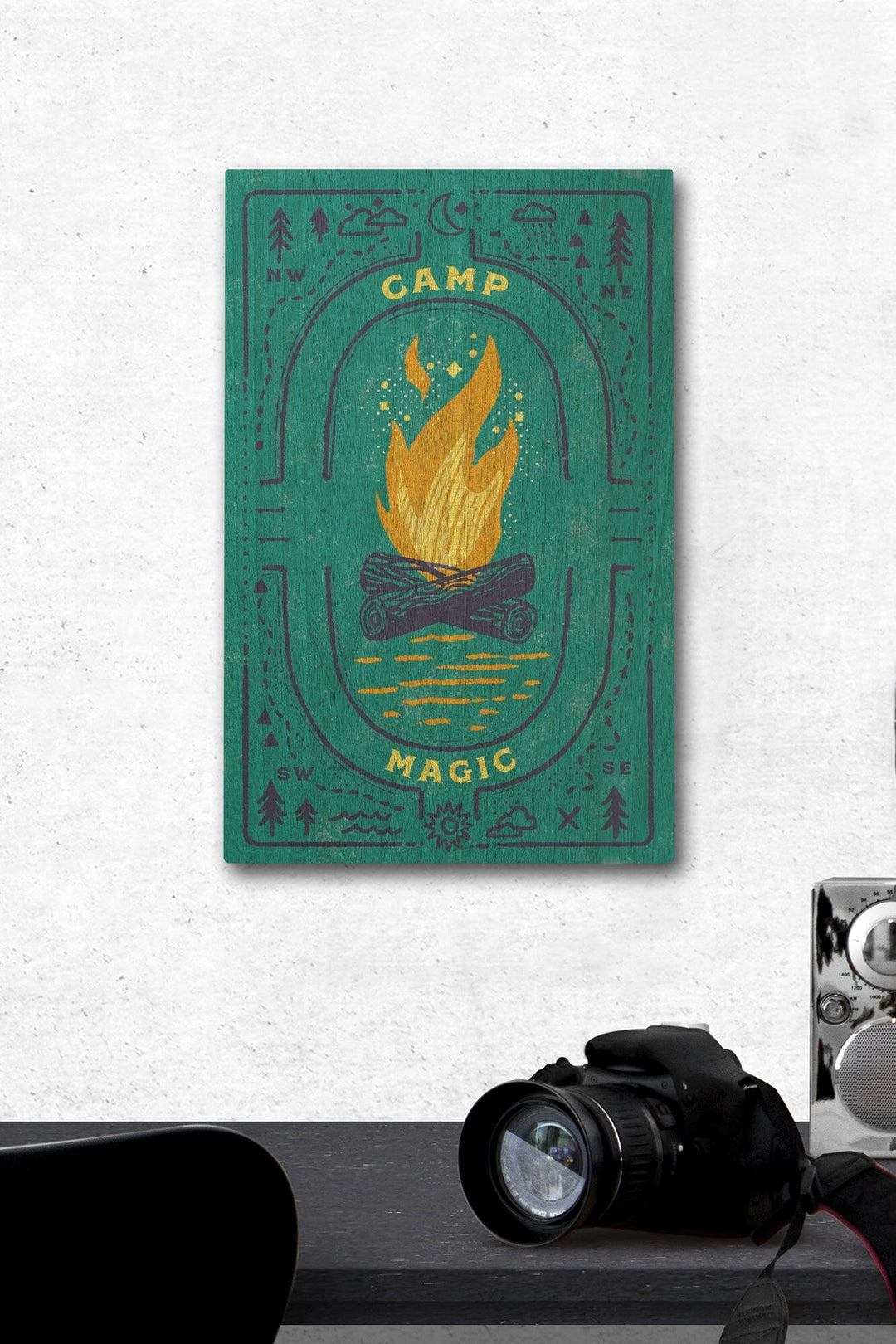 Lake Life Series, Camp Magic, Wood Signs and Postcards - Lantern Press