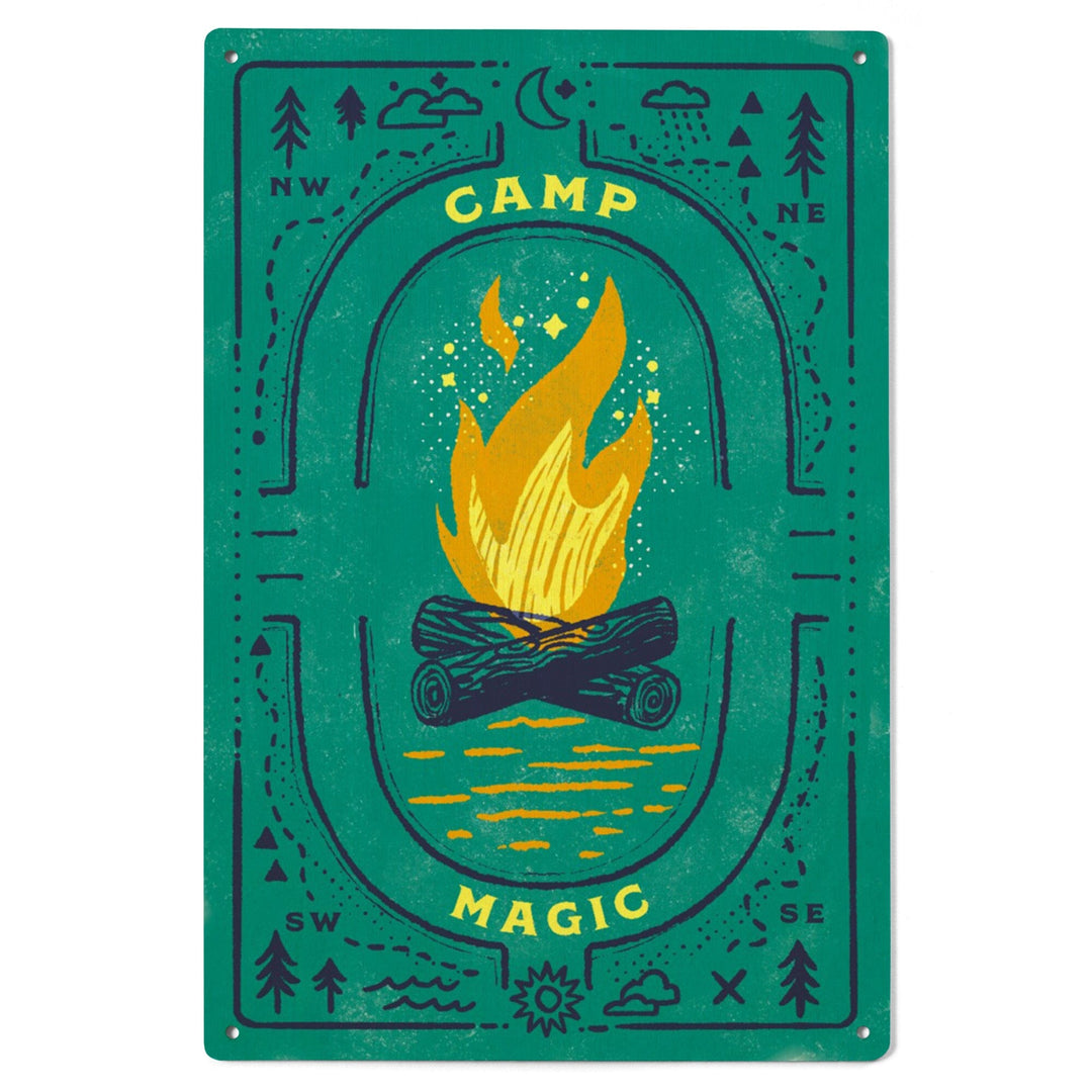 Lake Life Series, Camp Magic, Wood Signs and Postcards - Lantern Press