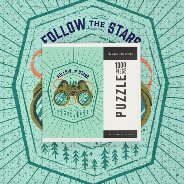 Lake Life Series, Follow The Stars, Jigsaw Puzzle Puzzle Lantern Press 