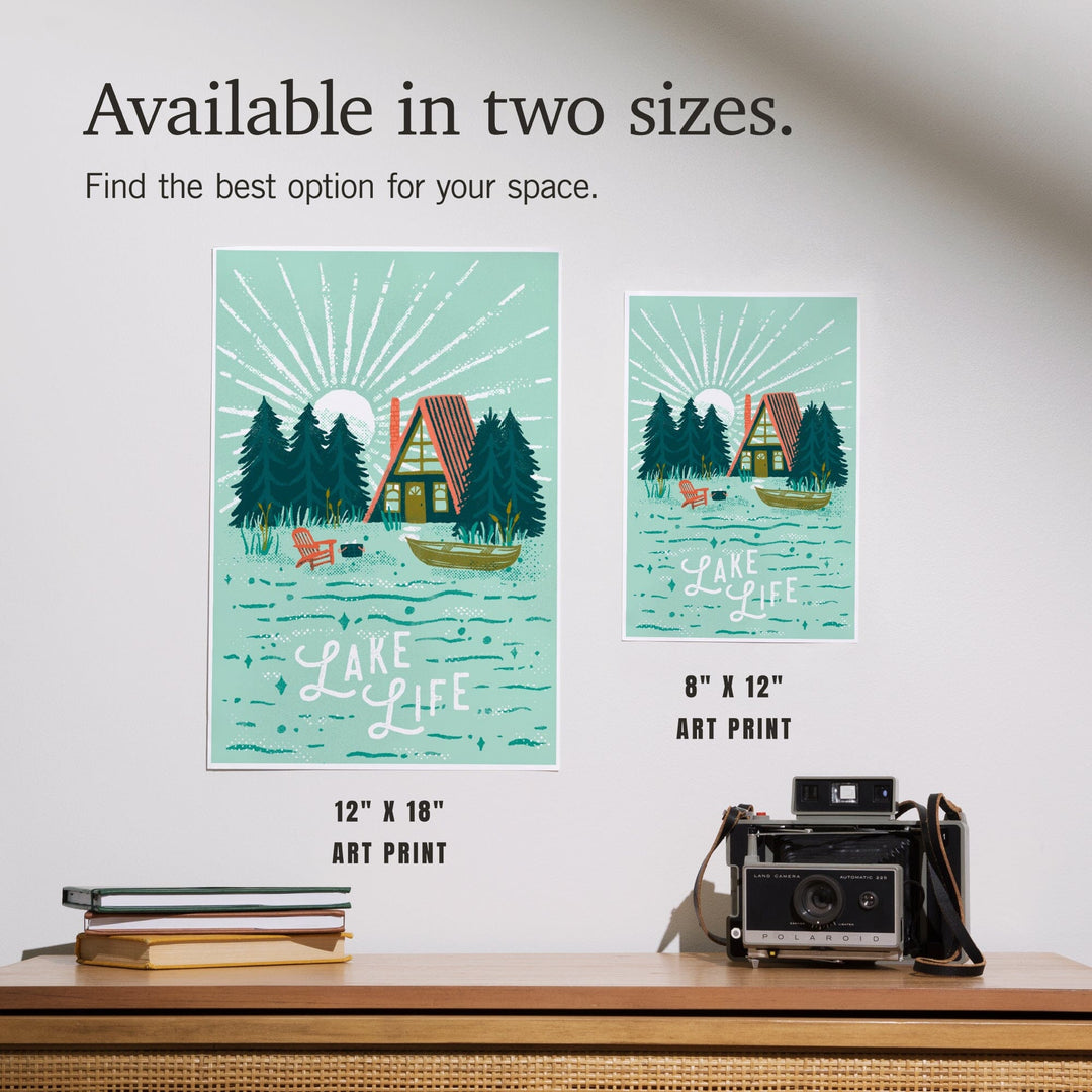 Lake Life Series, Lake Life, Art & Giclee Prints - Lantern Press