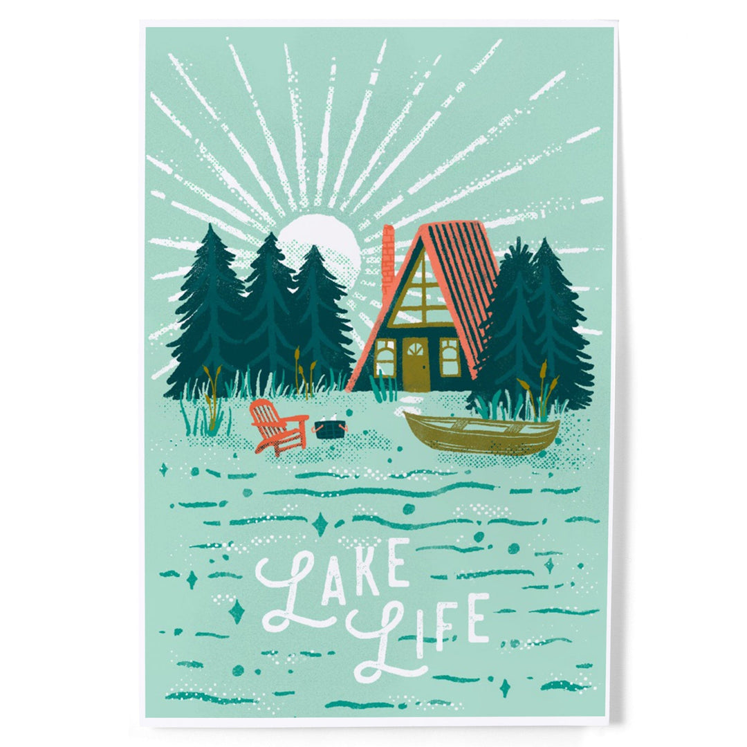 Lake Life Series, Lake Life, Art & Giclee Prints - Lantern Press