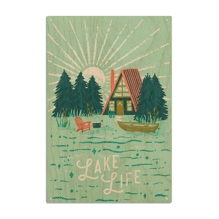 Lake Life Series, Lake Life, Wood Signs and Postcards - Lantern Press