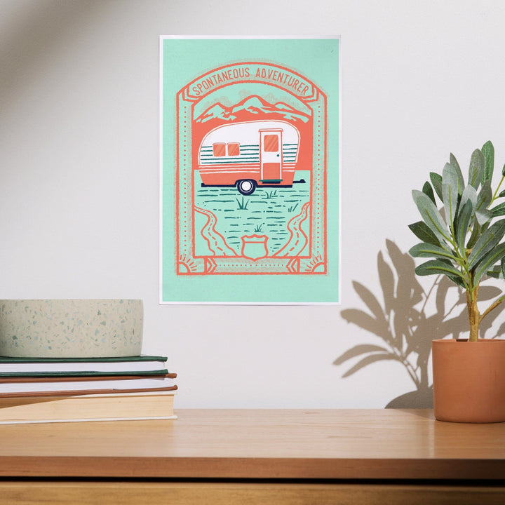 Lake Life Series, Spontaneous Adventurer, Art & Giclee Prints - Lantern Press