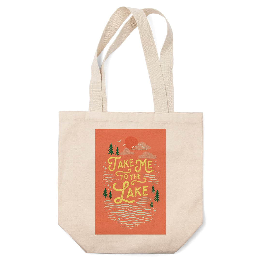 Lake Life Series, Take Me To The Lake, Tote Bag - Lantern Press