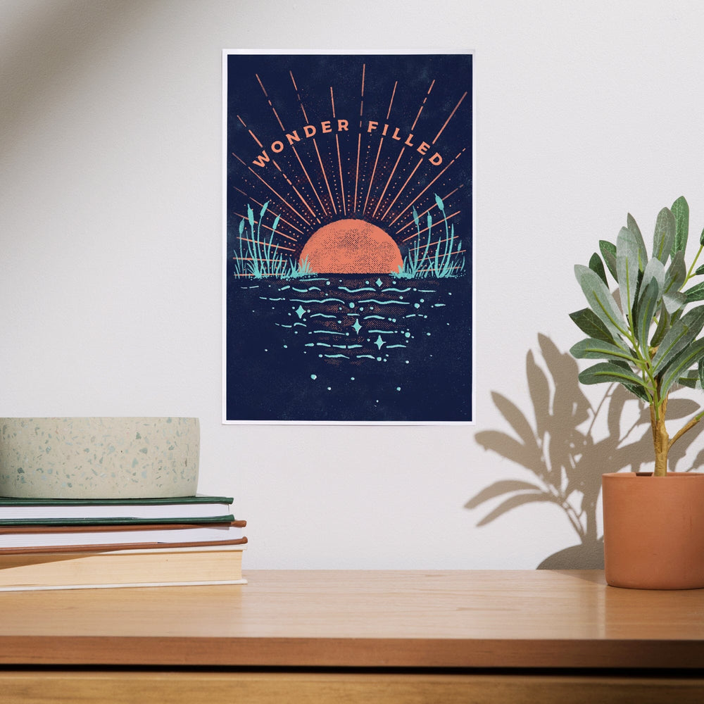 Lake Life Series, Wonder Filled, Art & Giclee Prints - Lantern Press