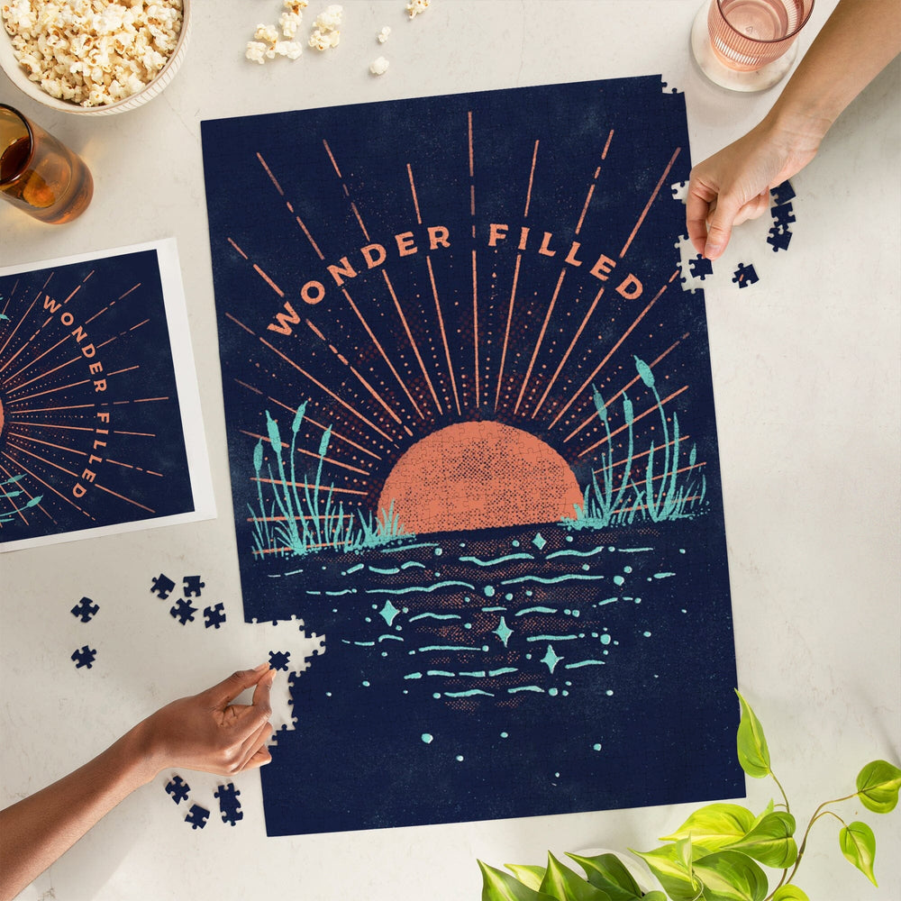 Lake Life Series, Wonder Filled, Jigsaw Puzzle Puzzle Lantern Press 