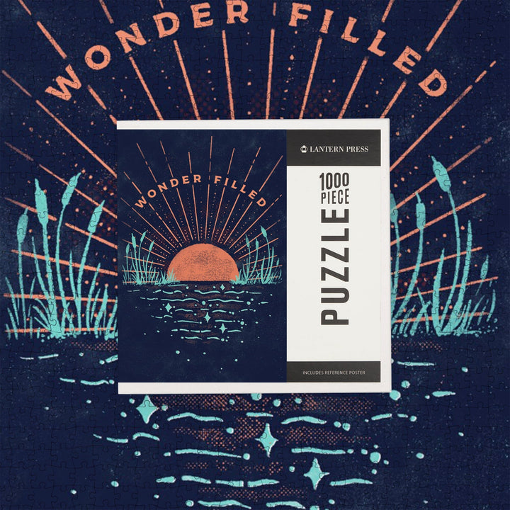 Lake Life Series, Wonder Filled, Jigsaw Puzzle Puzzle Lantern Press 