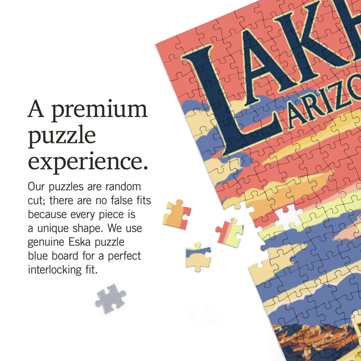Lake Mead, Nevada and Arizona, Paddleboat and Hoover Dam, Jigsaw Puzzle Puzzle Lantern Press 
