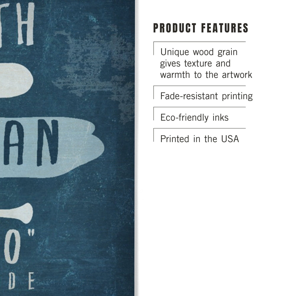 Lake Norman, North Carolina, Lake Essentials, Latitude & Longitude, Lantern Press Artwork, Wood Signs and Postcards - Lantern Press