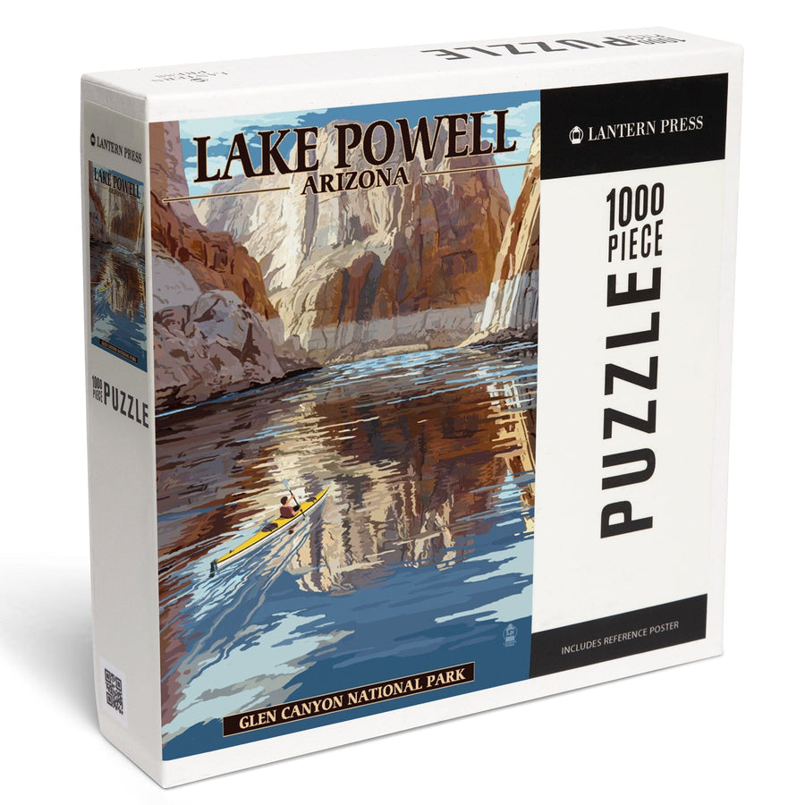Lake Powell, Arizona, Glen Canyon National Park, Jigsaw Puzzle Puzzle Lantern Press 