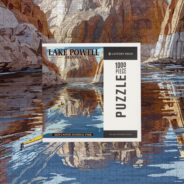 Lake Powell, Arizona, Glen Canyon National Park, Jigsaw Puzzle Puzzle Lantern Press 