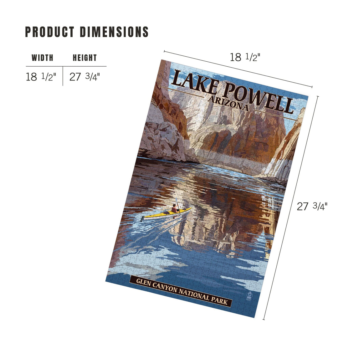 Lake Powell, Arizona, Glen Canyon National Park, Jigsaw Puzzle Puzzle Lantern Press 