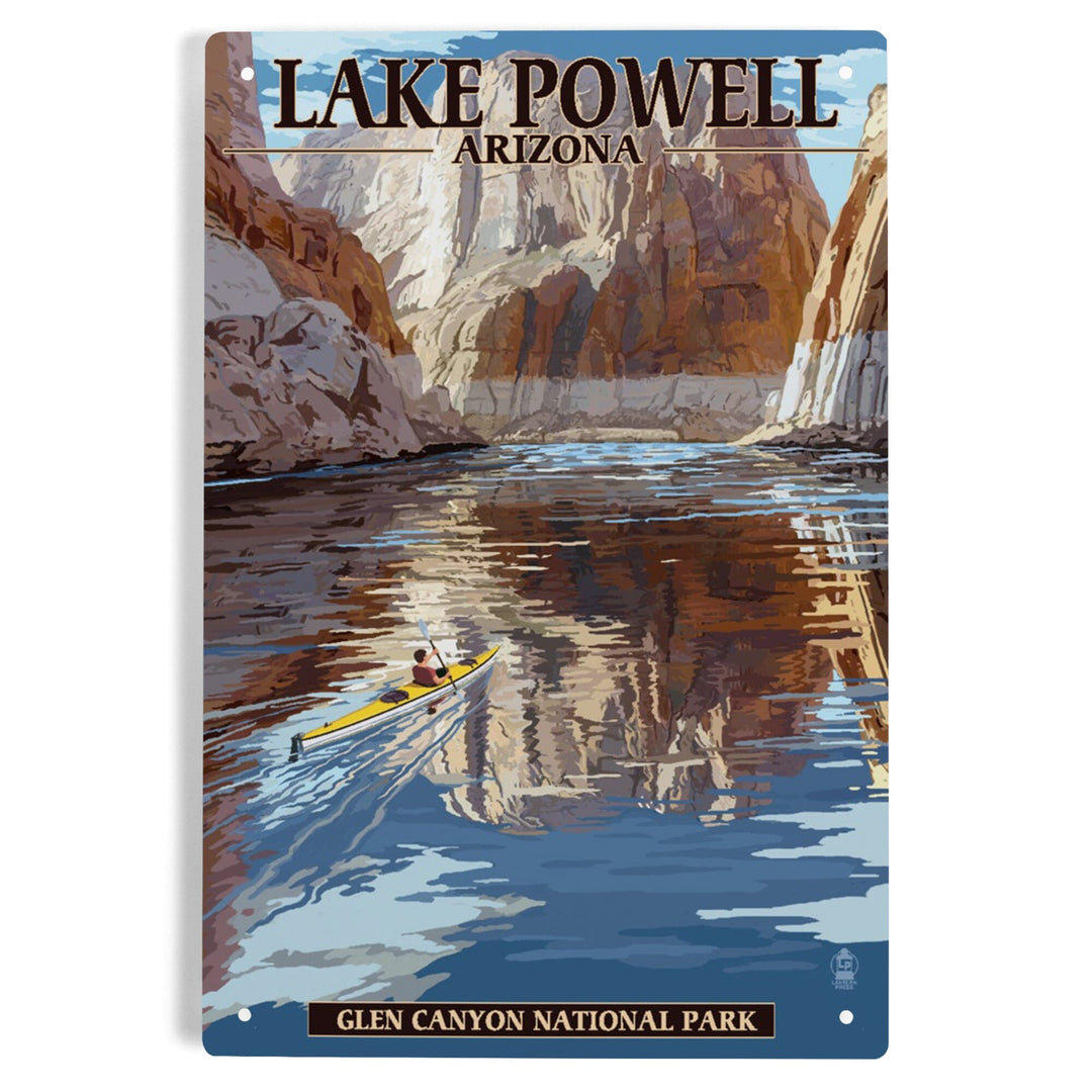 Lake Powell, Arizona, Glen Canyon National Park, Metal Signs Metal Lantern Press 