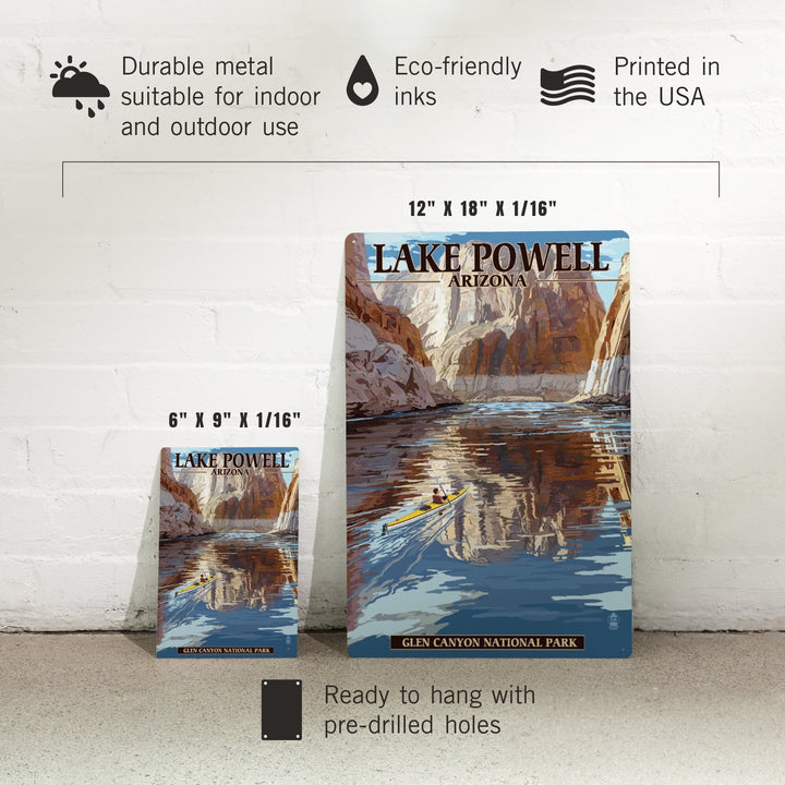 Lake Powell, Arizona, Glen Canyon National Park, Metal Signs Metal Lantern Press 