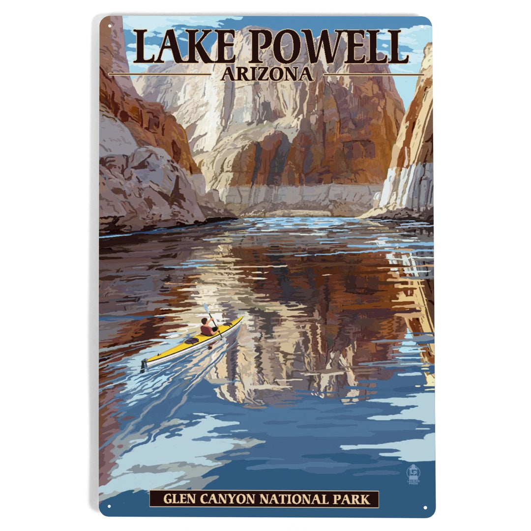 Lake Powell, Arizona, Glen Canyon National Park, Metal Signs Metal Lantern Press 