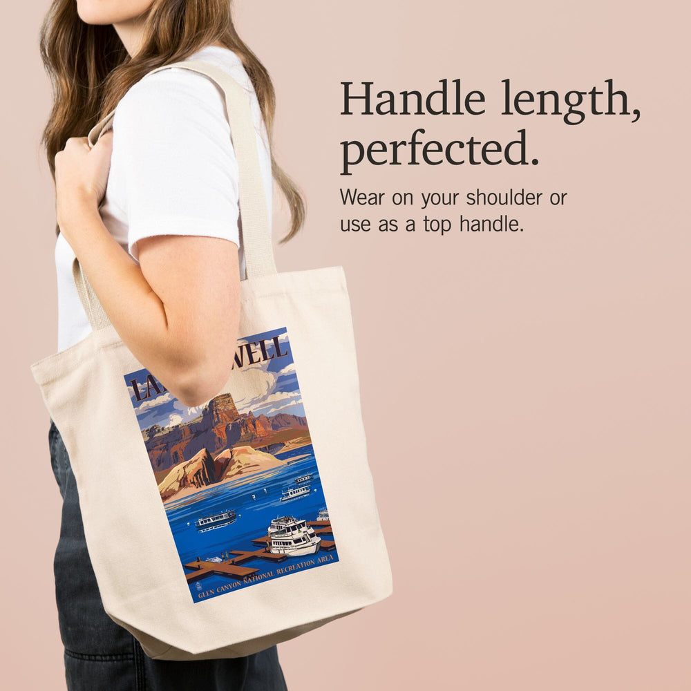 Lake Powell, Colorado, Marina View, Tote Bag Totes Lantern Press 