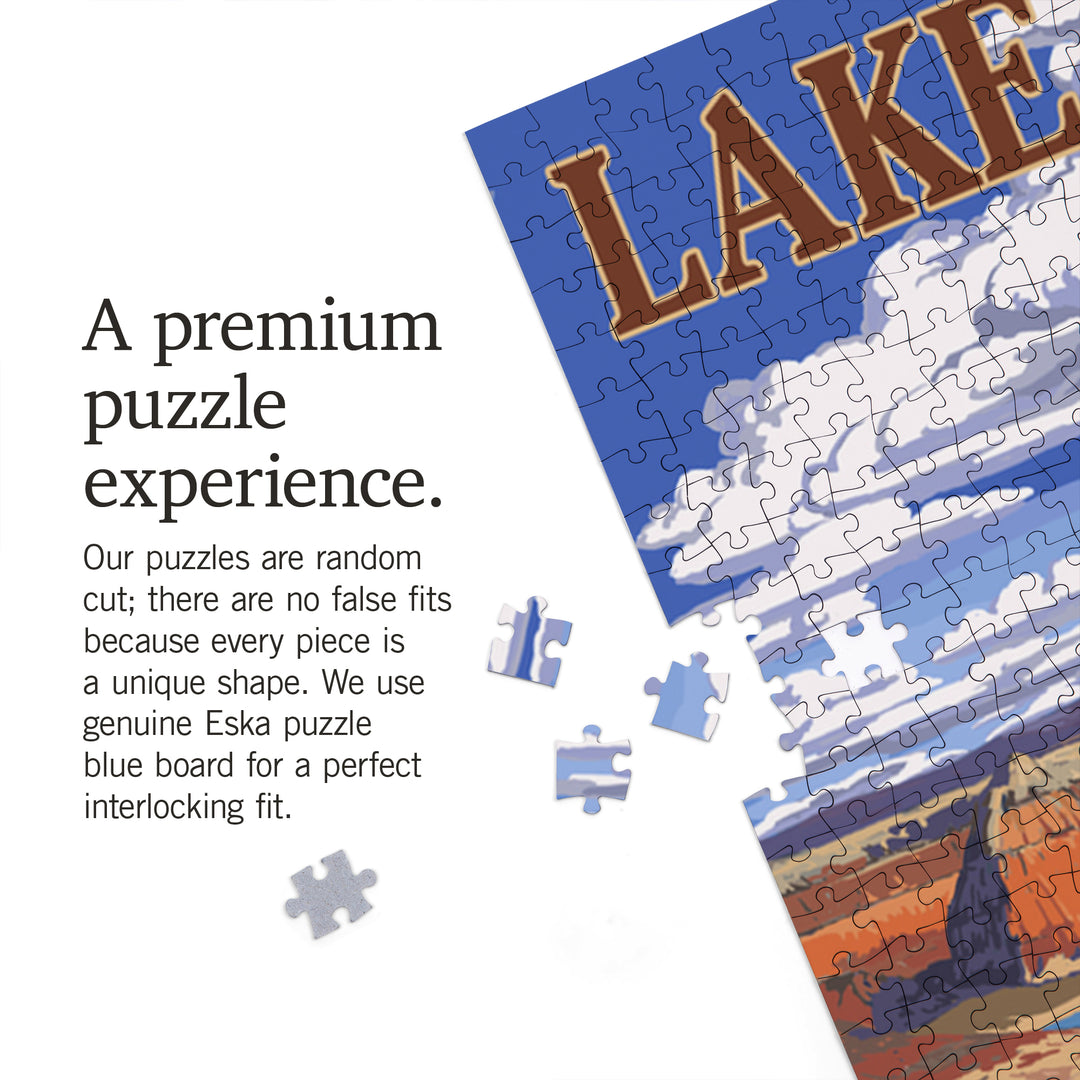 Lake Powell Dam View, Jigsaw Puzzle Puzzle Lantern Press 