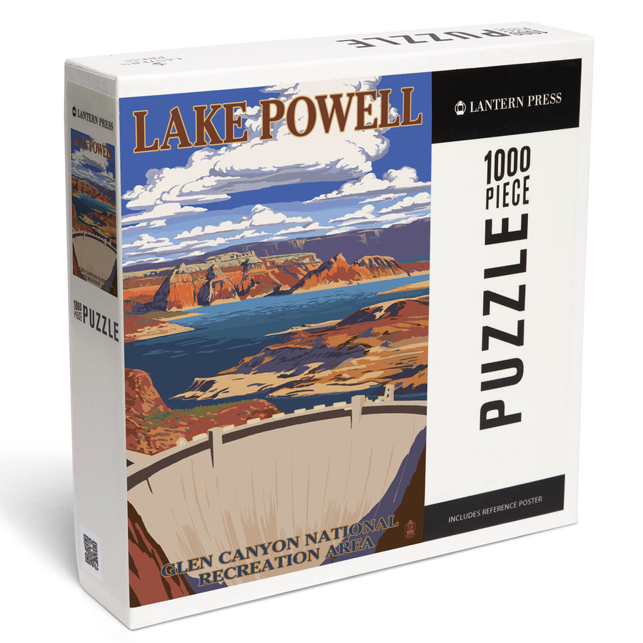 Lake Powell Dam View, Jigsaw Puzzle Puzzle Lantern Press 