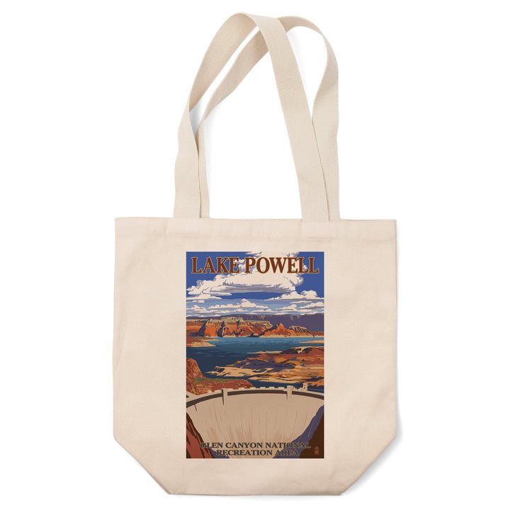 Lake Powell Dam View, Tote Bag Totes Lantern Press 