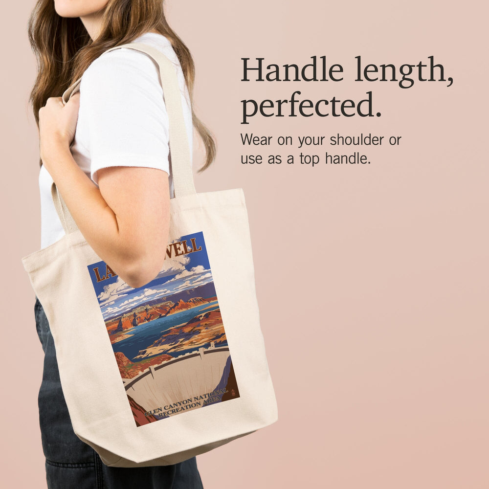 Lake Powell Dam View, Tote Bag Totes Lantern Press 