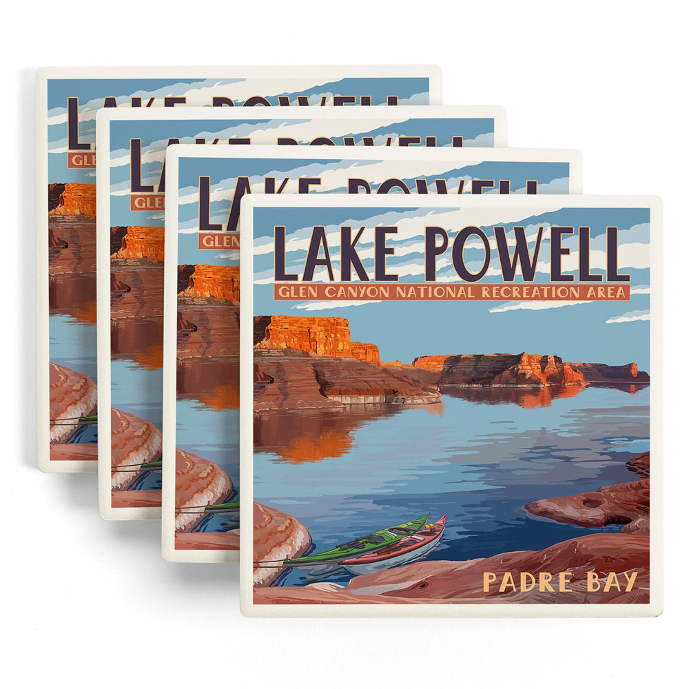 Lake Powell, Padre Bay, Coasters Coasters Lantern Press 
