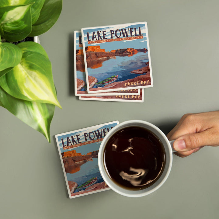 Lake Powell, Padre Bay, Coasters Coasters Lantern Press 