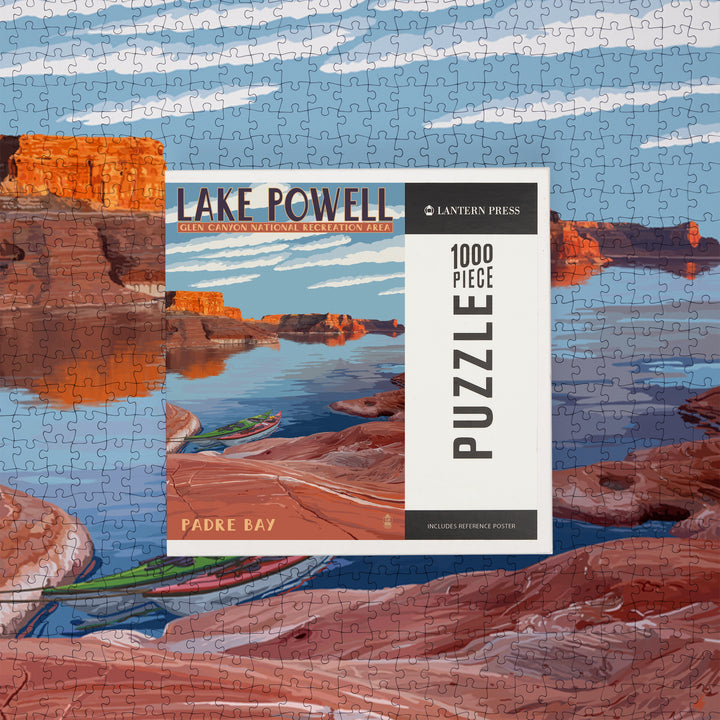 Lake Powell, Padre Bay, Jigsaw Puzzle Puzzle Lantern Press 