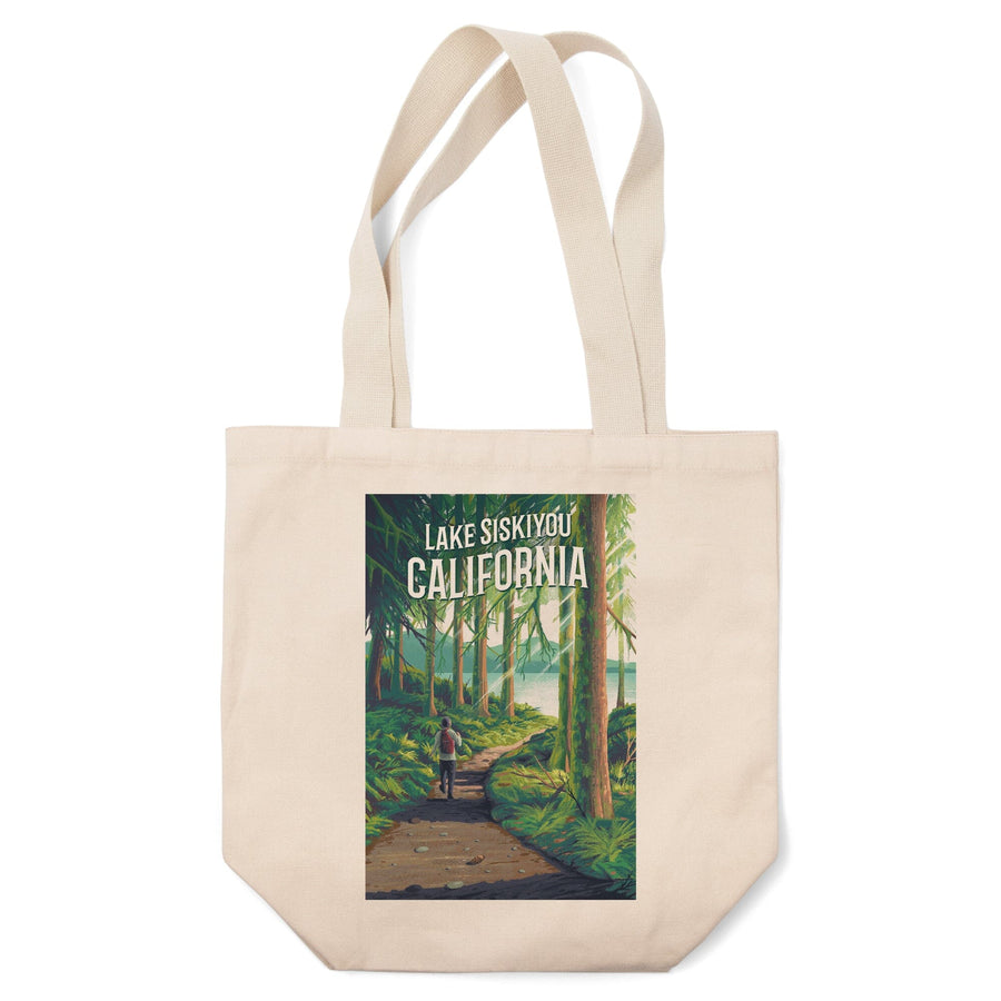 Lake Siskiyou, California, Walk In The Woods, Day Hike, Tote Bag Totes Lantern Press 