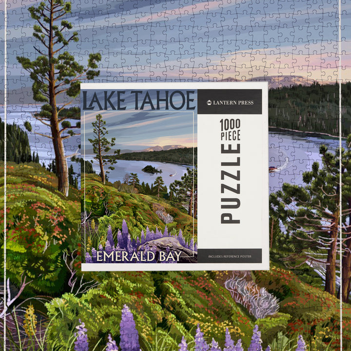 Lake Tahoe, California, Emerald Bay, Jigsaw Puzzle Puzzle Lantern Press 