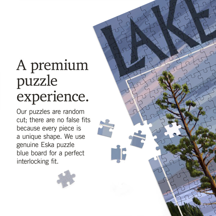 Lake Tahoe, California, Emerald Bay, Jigsaw Puzzle Puzzle Lantern Press 