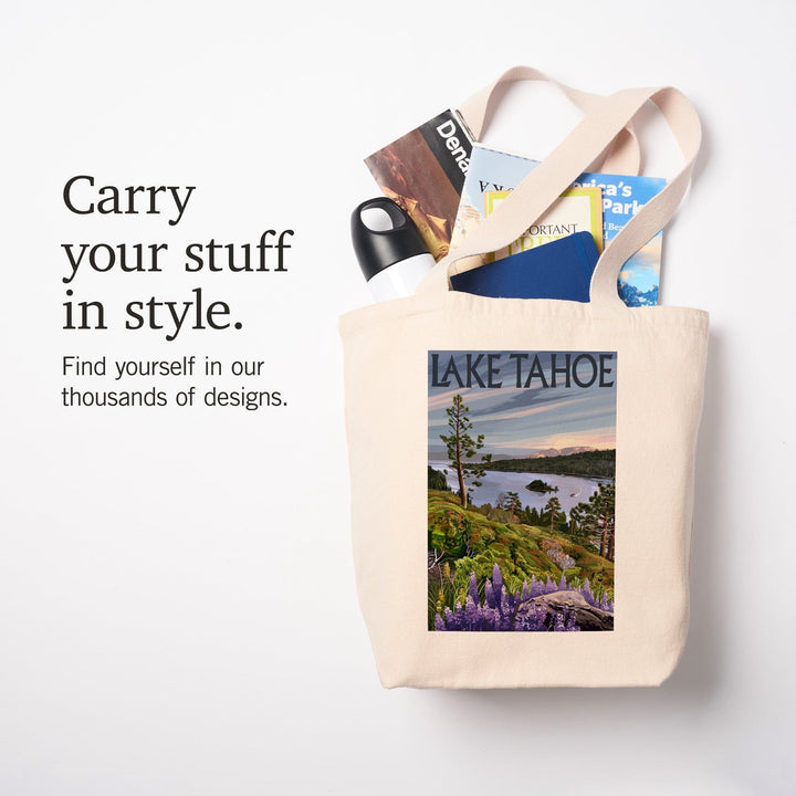 Lake Tahoe, Emerald Bay Scene, Tote Bag Totes Lantern Press 