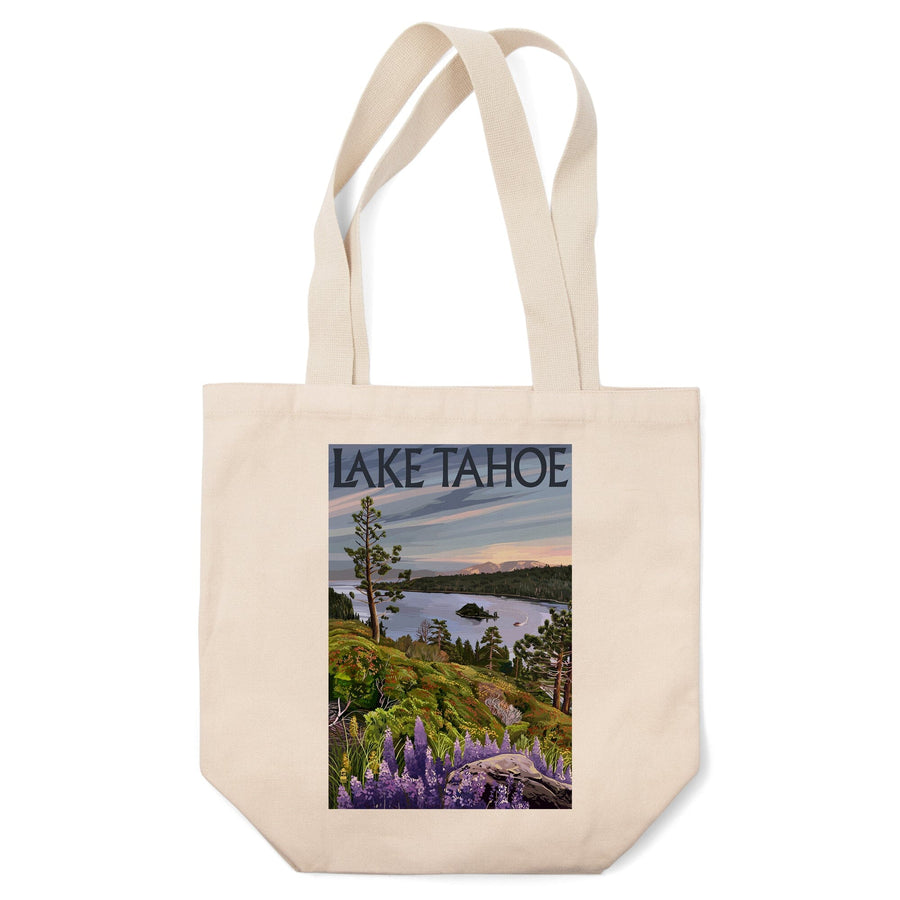 Lake Tahoe, Emerald Bay Scene, Tote Bag Totes Lantern Press 