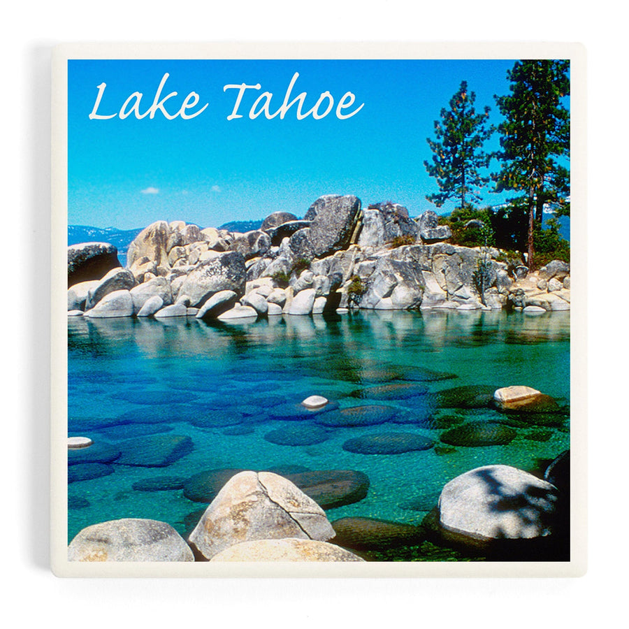 Lake Tahoe, Inlet, Photography, Coasters Coasters Lantern Press 
