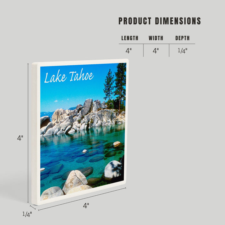 Lake Tahoe, Inlet, Photography, Coasters Coasters Lantern Press 