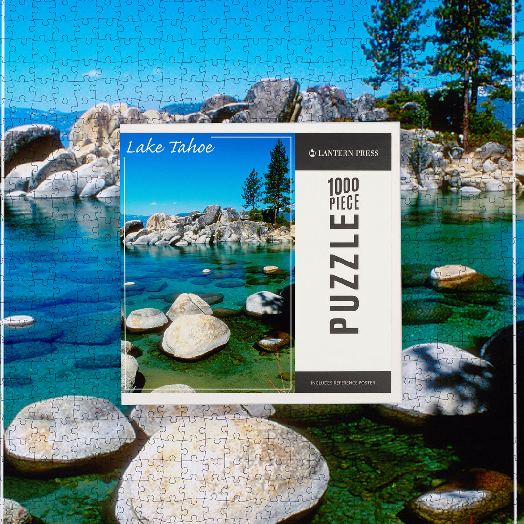 Lake Tahoe, Inlet, Photography, Jigsaw Puzzle Puzzle Lantern Press 