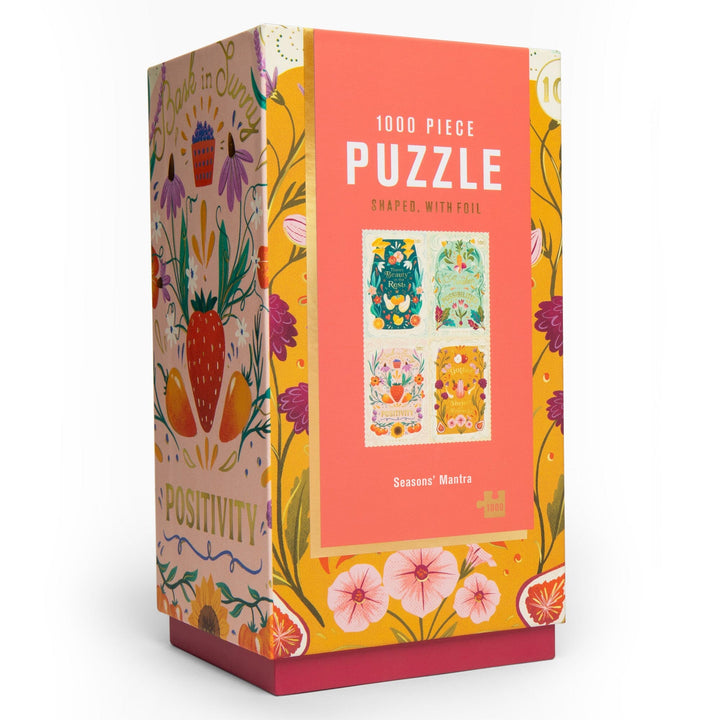 Lantern Press 1000 Piece Firelight Jigsaw Puzzle, Seasons Mantra Firelight Mini Puzzles Lantern Press 