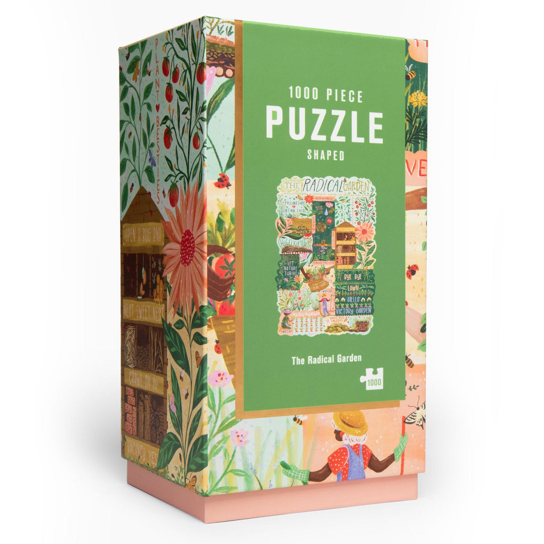 Lantern Press 1000 Piece Firelight Jigsaw Puzzle, The Radical Garden Firelight Mini Puzzles Lantern Press 