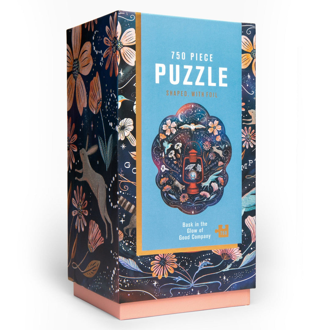 Lantern Press 750 Piece Jigsaw Puzzle, Bask in the Glow Firelight Large Puzzles Lantern Press 