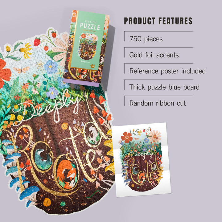 Lantern Press 750 Piece Jigsaw Puzzle, Deeply Rooted Firelight Mini Puzzles Lantern Press 