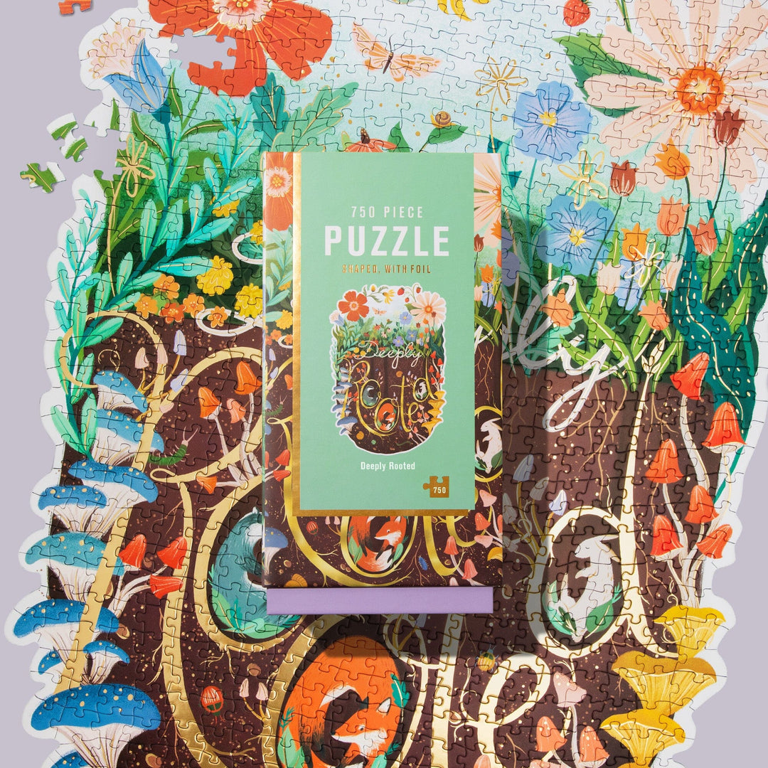 Lantern Press 750 Piece Jigsaw Puzzle, Deeply Rooted Firelight Mini Puzzles Lantern Press 