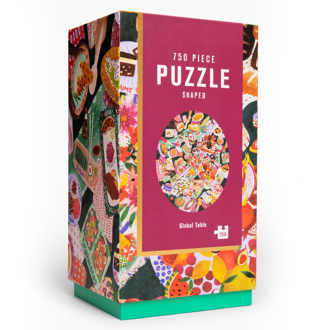 Lantern Press 750 Piece Jigsaw Puzzle, Global Table Firelight Mini Puzzles Lantern Press 